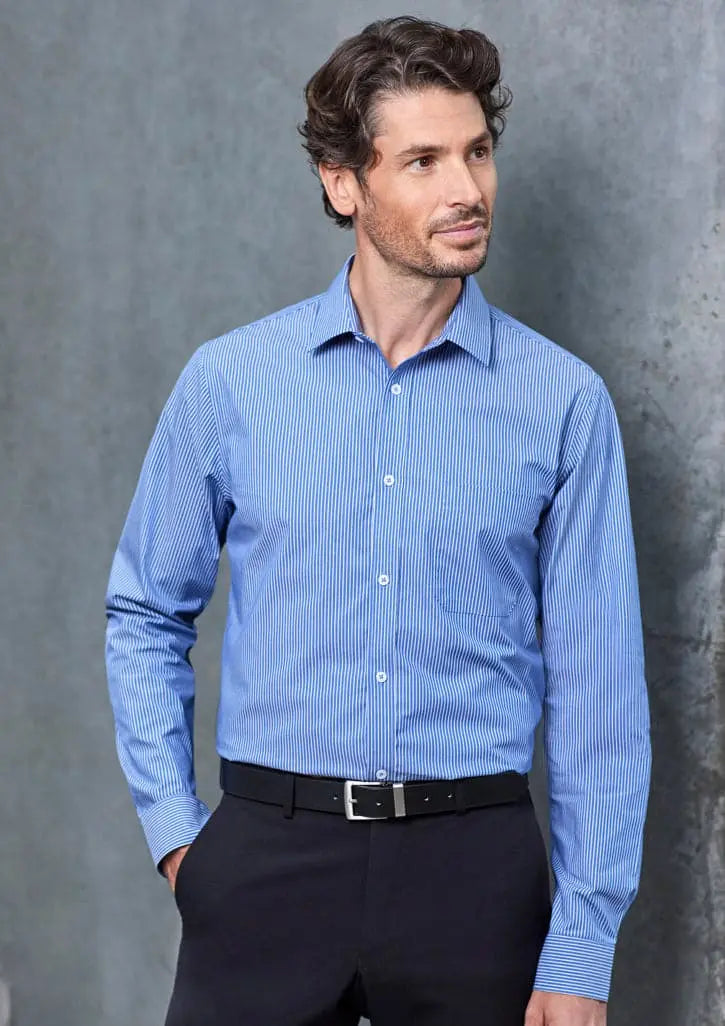 Biz Collection Men's Conran Tailored Shirt S337ML - City Workwear